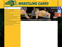 Tablet Screenshot of ndsuwrestlingcamps.com